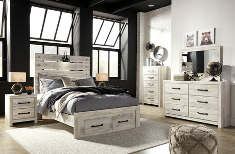 Cambeck Whitewash Storage Youth Panel Bedroom Set from Ashley - Luna Furniture