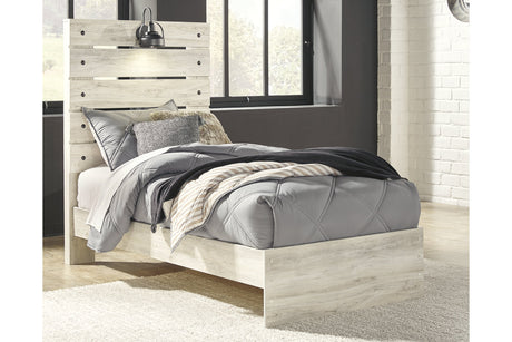 Cambeck Whitewash Twin Panel Bed from Ashley - Luna Furniture