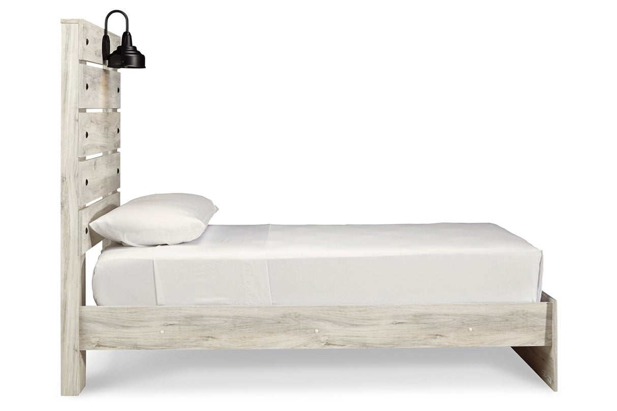 Cambeck Whitewash Twin Panel Bed from Ashley - Luna Furniture