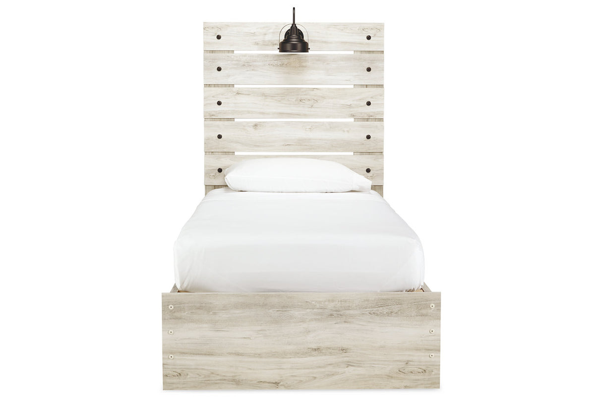 Cambeck Whitewash Twin Storage Platform Bed with 2 Drawers from Ashley - Luna Furniture