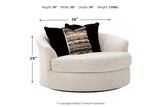 Cambri Snow Oversized Chair from Ashley - Luna Furniture