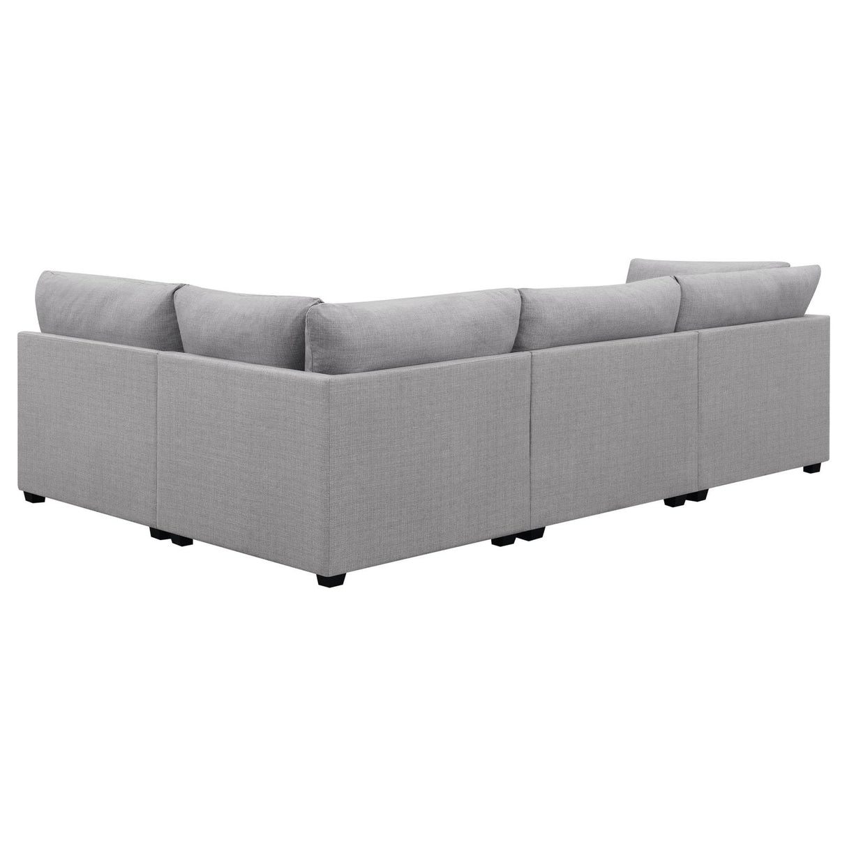Cambria Gray Upholstered 4-Piece Modular Sectional from Coaster - Luna Furniture