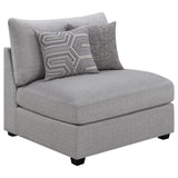 Cambria Gray Upholstered 4-Piece Modular Sectional from Coaster - Luna Furniture
