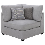 Cambria Gray Upholstered 4-Piece Modular Sectional from Coaster - Luna Furniture
