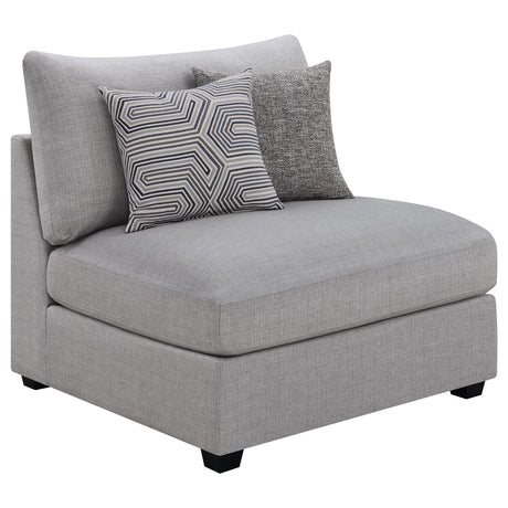 Cambria Gray Upholstered 5-Piece Modular Sectional from Coaster - Luna Furniture