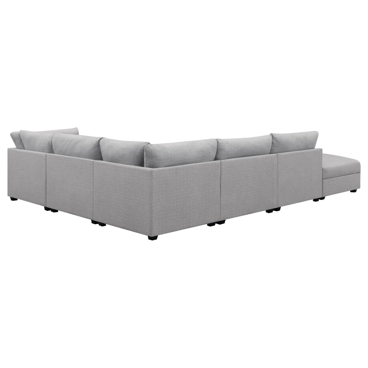 Cambria Gray Upholstered 6-Piece Modular Sectional from Coaster - Luna Furniture