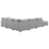 Cambria Gray Upholstered 6-Piece Modular Sectional from Coaster - Luna Furniture
