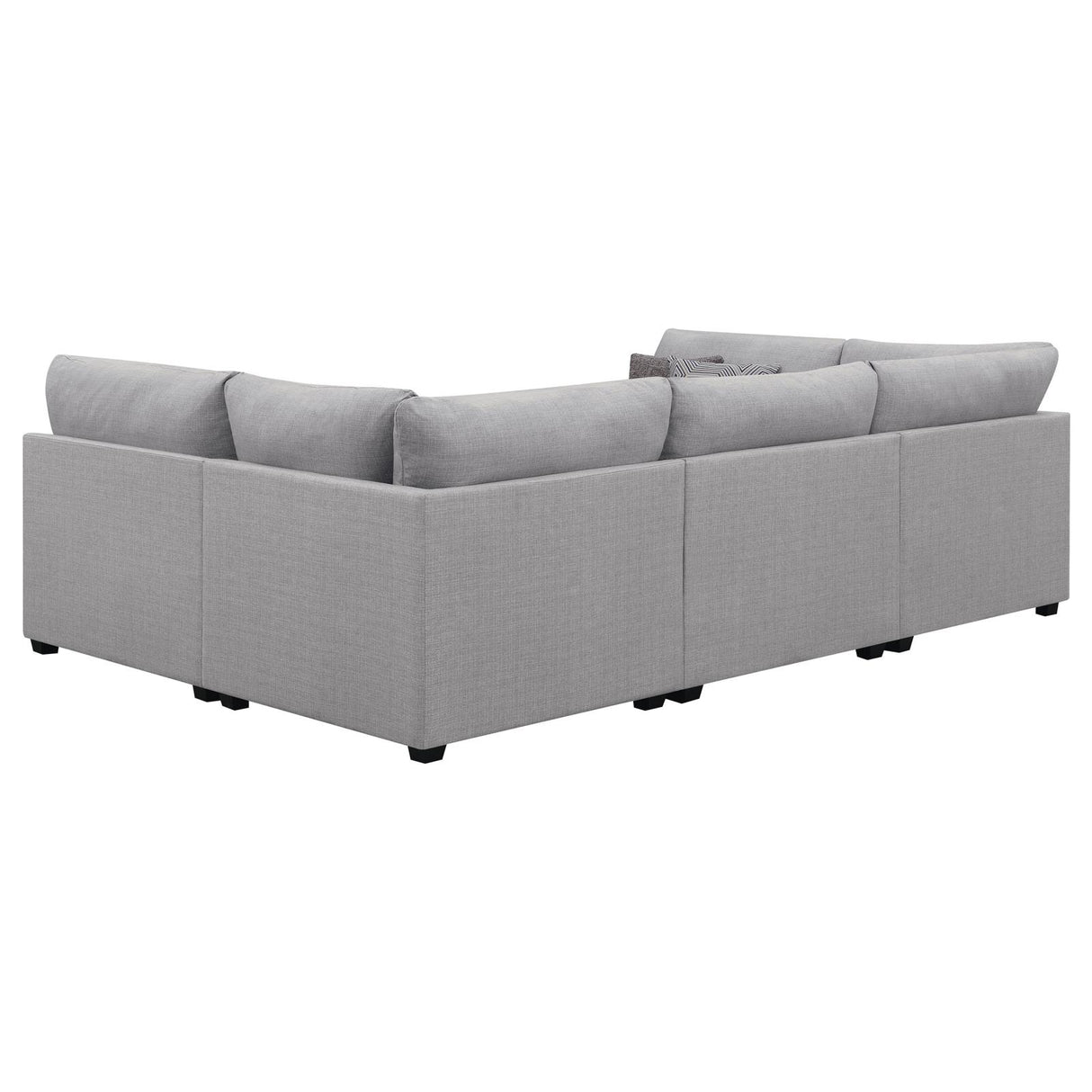 Cambria Gray Upholstered 6-Piece Modular Sectional from Coaster - Luna Furniture