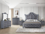 Cameo Gray Bedroom Mirror (Mirror Only) from Crown Mark - Luna Furniture