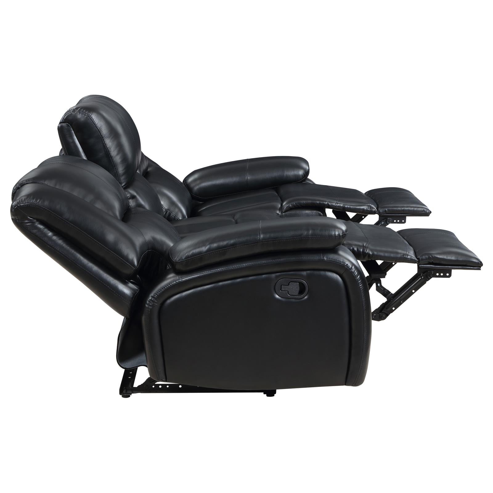 Coaster Camila Reclining Sofa and Love Seat - Thumbnail 2