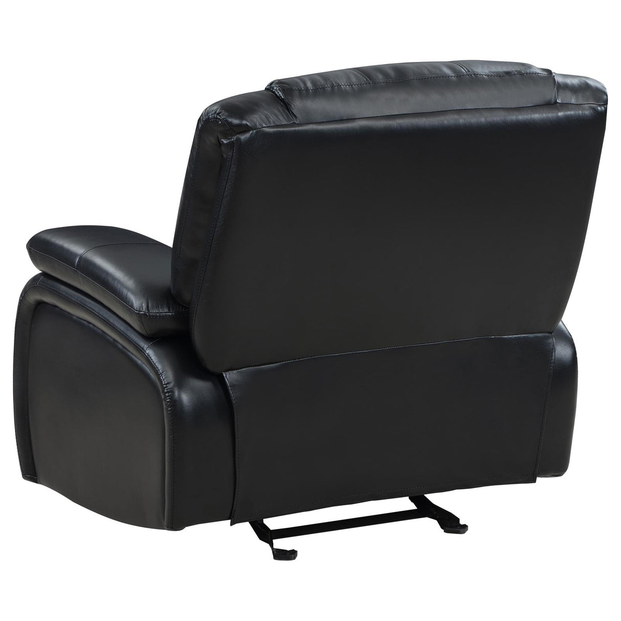 Camila Black Upholstered Glider Recliner Chair from Coaster - Luna Furniture