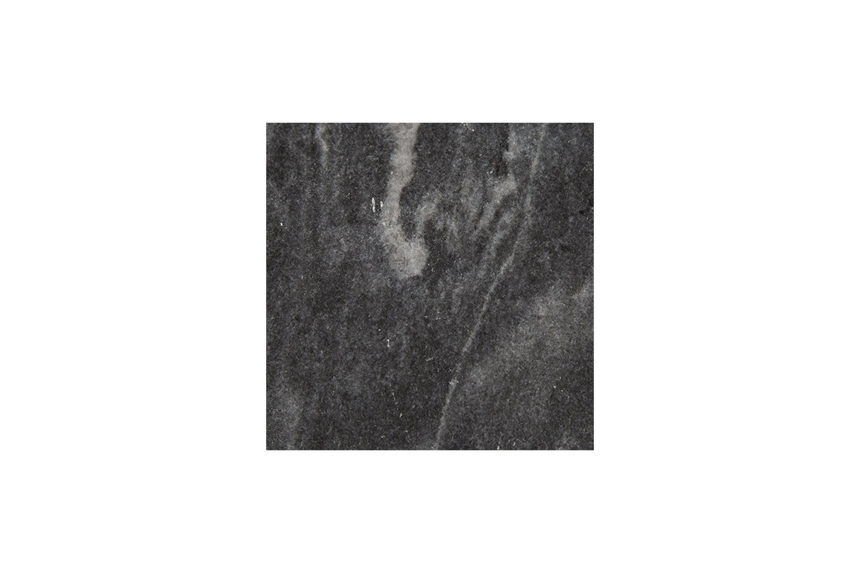 Caramont Black/White/Gold Finish Accent Table from Ashley - Luna Furniture