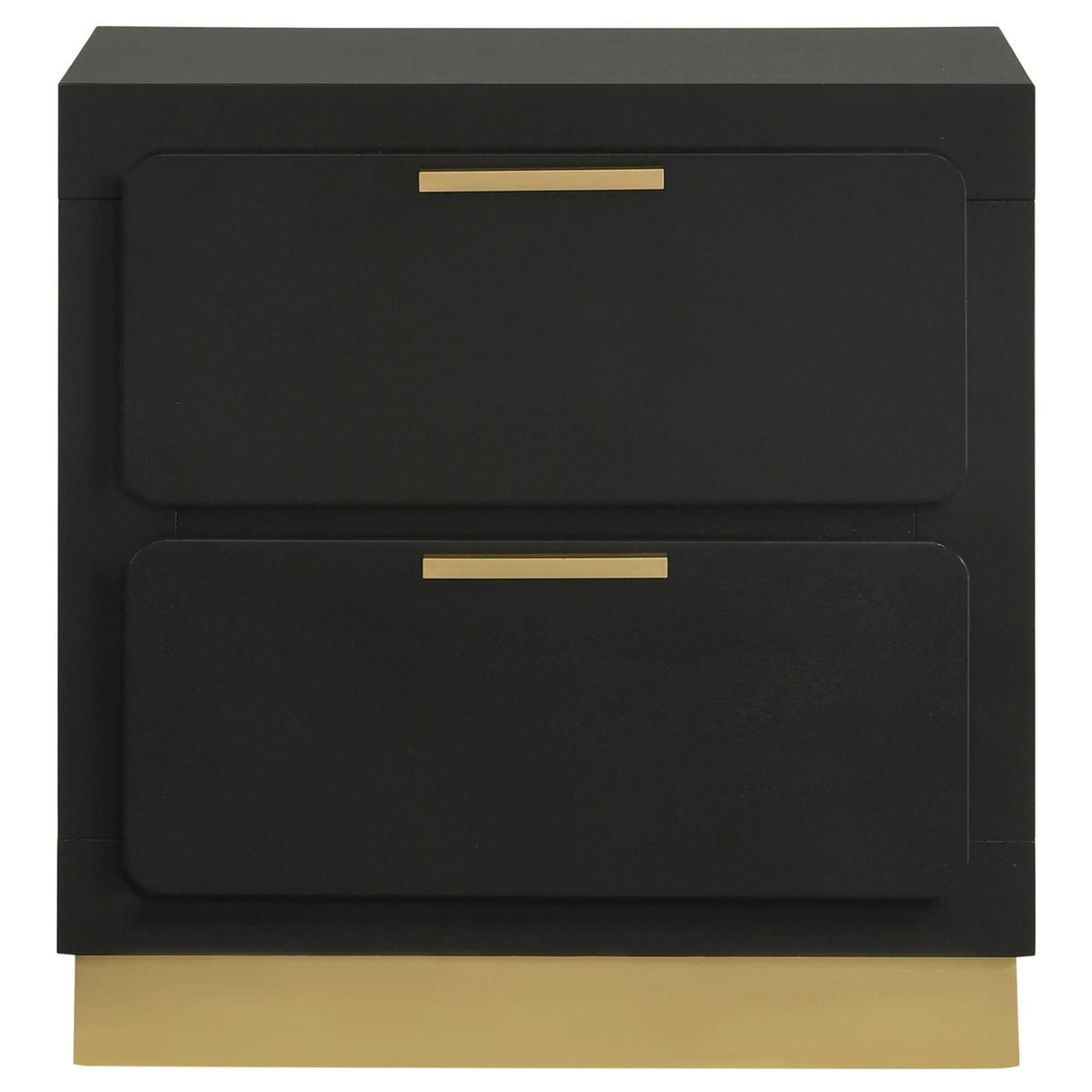 Caraway Black and Gray Bedroom Set with LED Headboard from Coaster - Luna Furniture