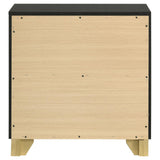 Caraway Black and Gray Bedroom Set with LED Headboard from Coaster - Luna Furniture