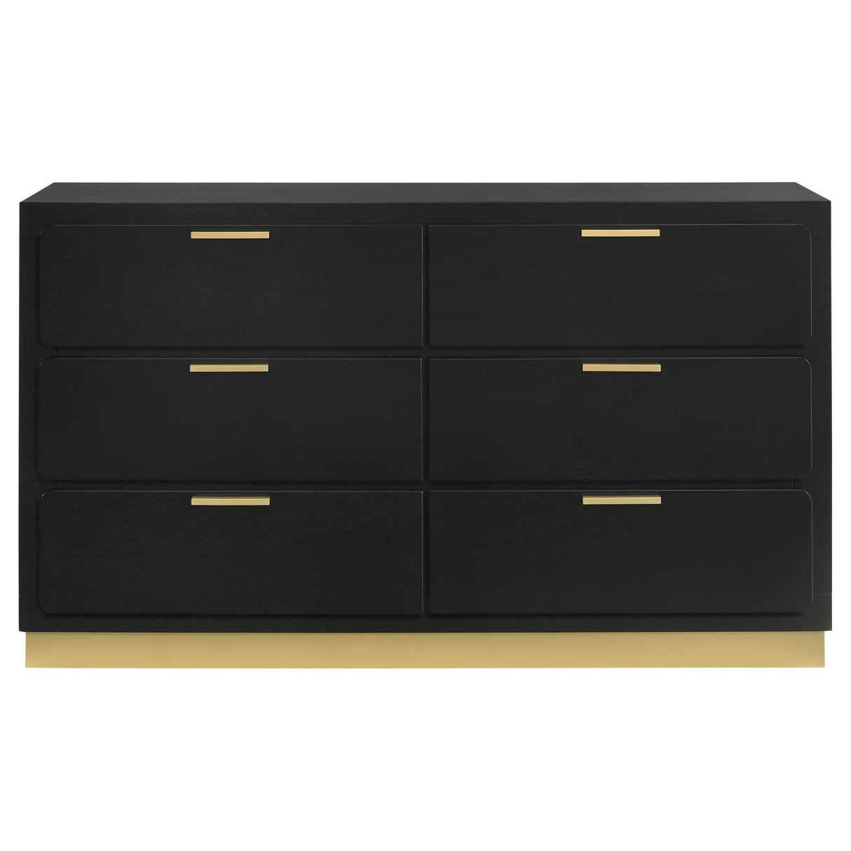 Caraway Black and Gray Bedroom Set with LED Headboard from Coaster - Luna Furniture
