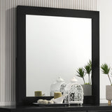 Caraway Black Dresser Mirror (Mirror Only) from Coaster - Luna Furniture