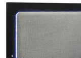 Caraway Black and Gray Queen Bed with LED Headboard from Coaster - Luna Furniture