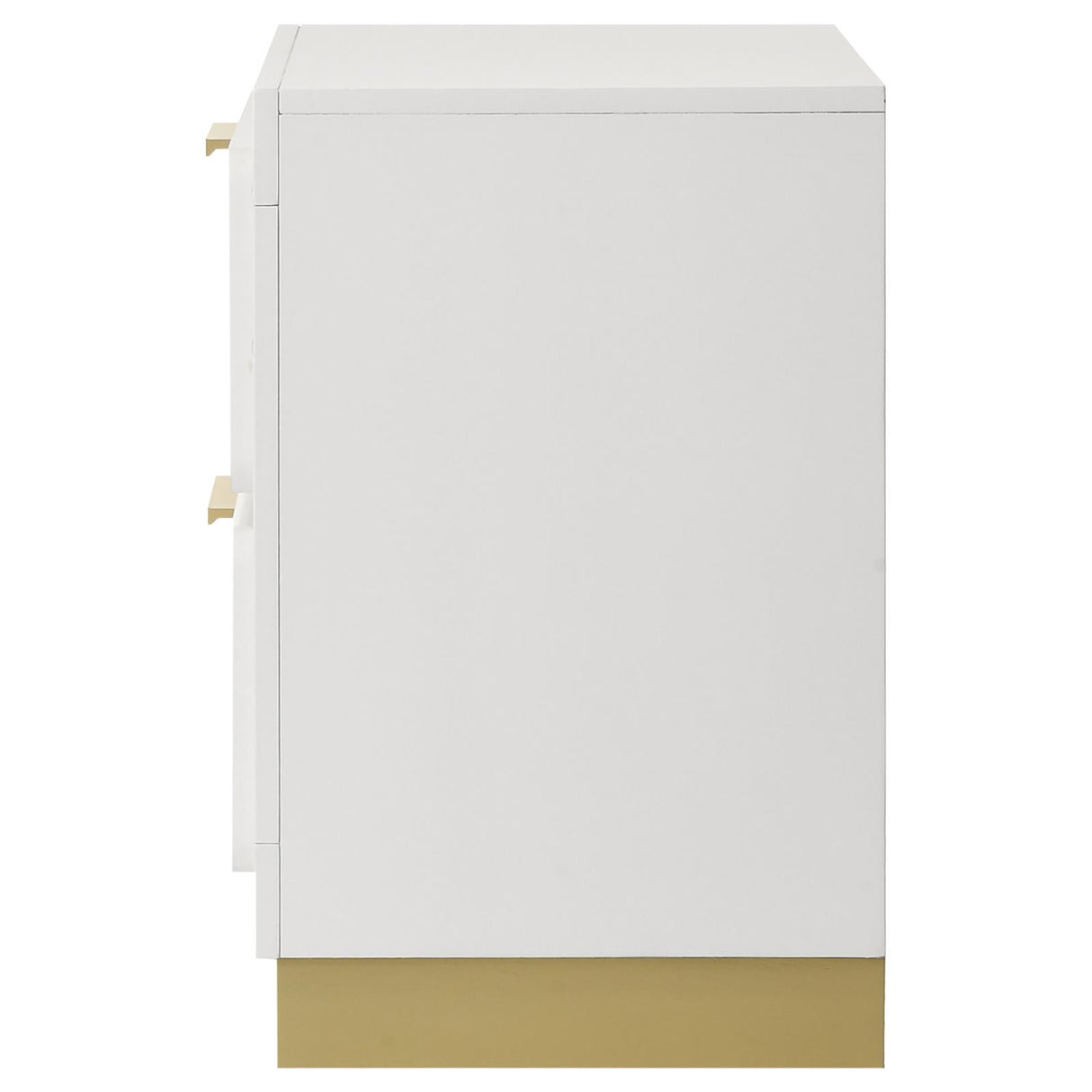 Caraway White 2-Drawer Nightstand from Coaster - Luna Furniture