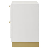 Caraway White 2-Drawer Nightstand from Coaster - Luna Furniture