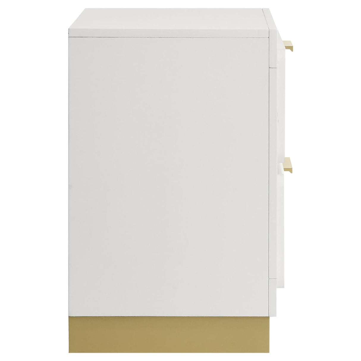 Caraway White 2-Drawer Nightstand from Coaster - Luna Furniture