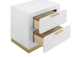 Caraway White 2-Drawer Nightstand from Coaster - Luna Furniture