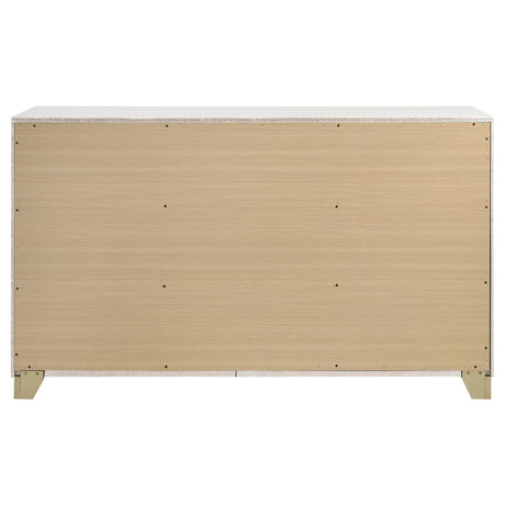 Caraway White 6-Drawer Bedroom Dresser from Coaster - Luna Furniture