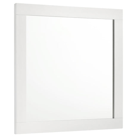 Caraway White Dresser Mirror (Mirror Only) from Coaster - Luna Furniture