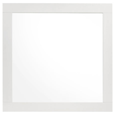 Caraway White and Gray Bedroom Set with LED Headboard from Coaster - Luna Furniture