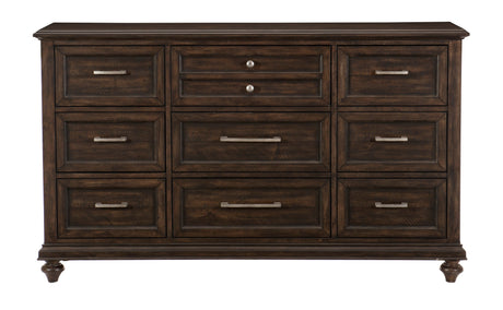 Cardano Driftwood Charcoal Dresser from Homelegance - Luna Furniture