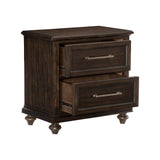 Cardano Driftwood Charcoal Nightstand from Homelegance - Luna Furniture