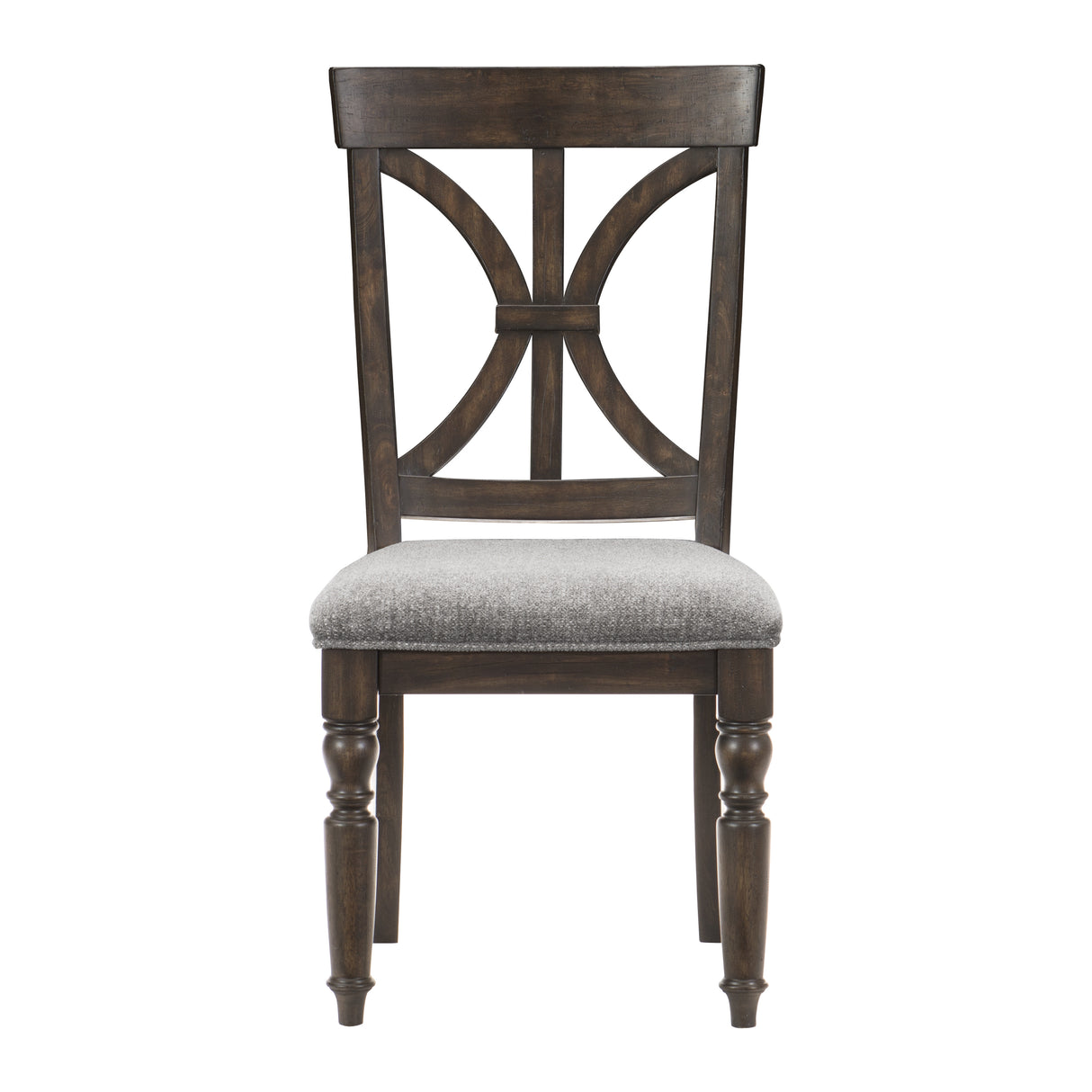 Cardano Driftwood Charcoal Side Chair, Set of 2 from Homelegance - Luna Furniture