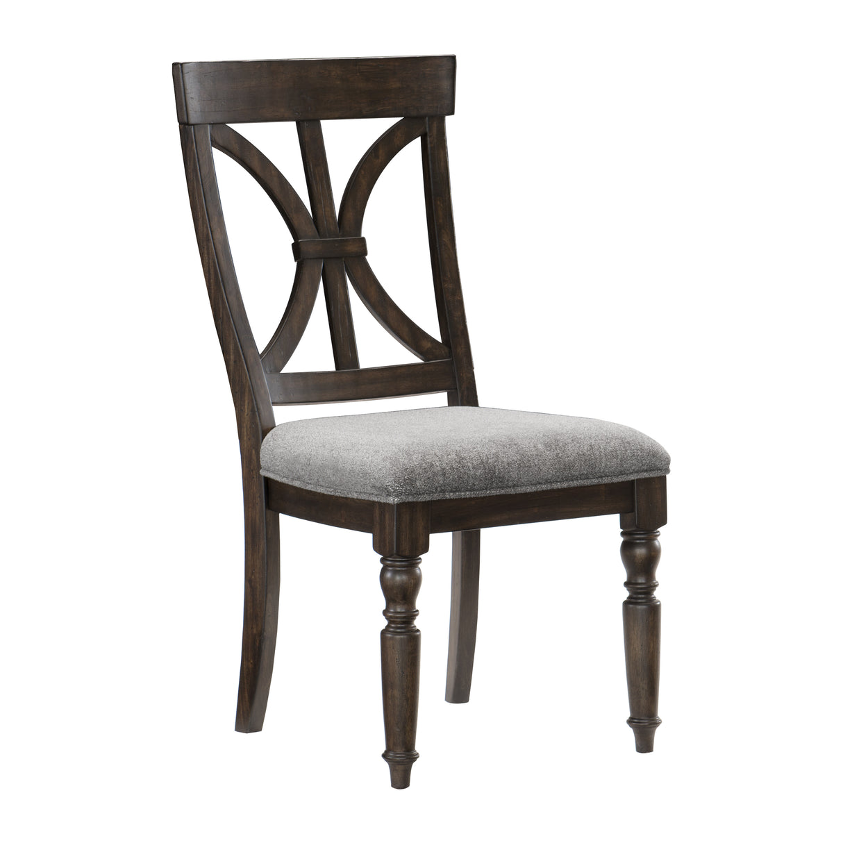 Cardano Driftwood Charcoal Side Chair, Set of 2 from Homelegance - Luna Furniture