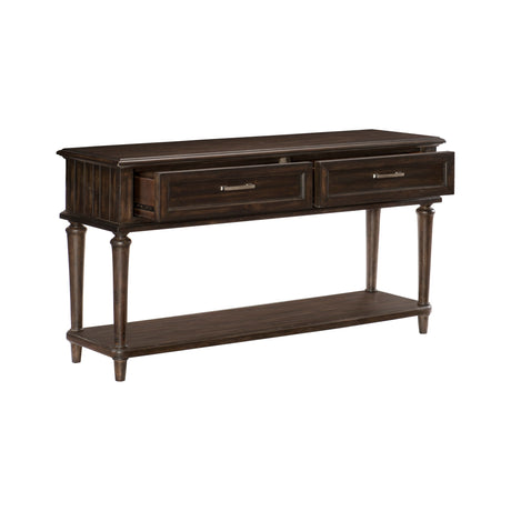 Cardano Driftwood Charcoal Sofa Table from Homelegance - Luna Furniture