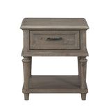 Cardano Driftwood Light Brown Wood End Table from Homelegance - Luna Furniture