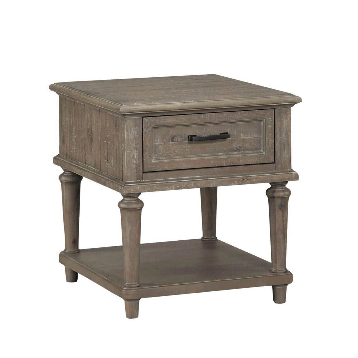 Cardano Driftwood Light Brown Wood End Table from Homelegance - Luna Furniture
