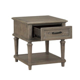 Cardano Driftwood Light Brown Wood End Table from Homelegance - Luna Furniture
