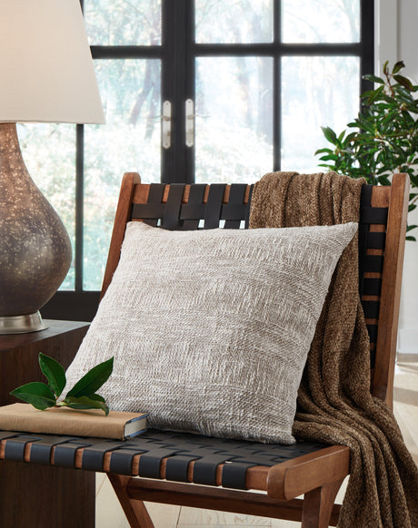 Carddon Brown/White Pillow from Ashley - Luna Furniture