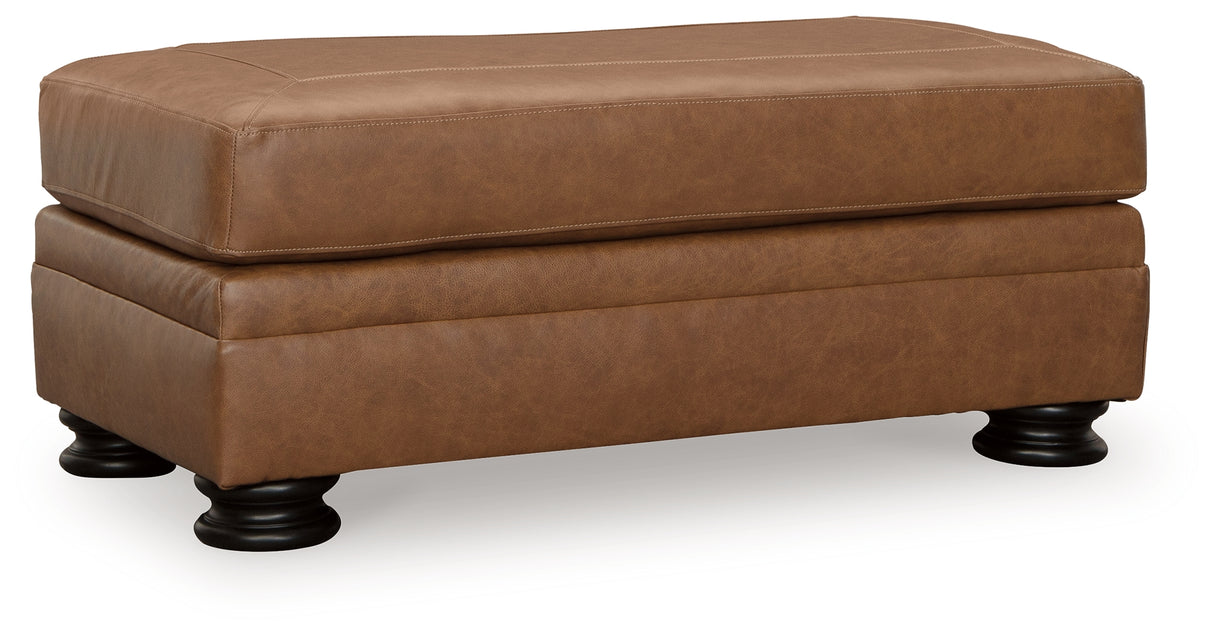 Carianna Caramel Ottoman from Ashley - Luna Furniture
