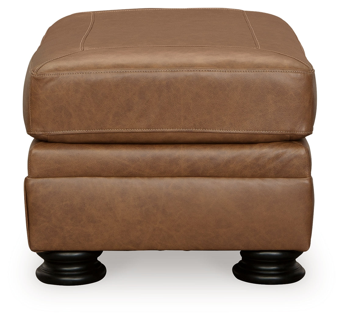 Carianna Caramel Ottoman from Ashley - Luna Furniture