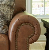 Carianna Caramel Oversized Chair from Ashley - Luna Furniture