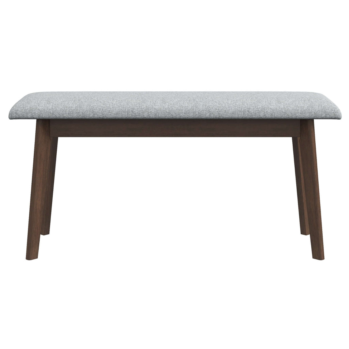 Carlos Fabric Upholstered Solid Wood Bench 47" from Midinmod - Luna Furniture