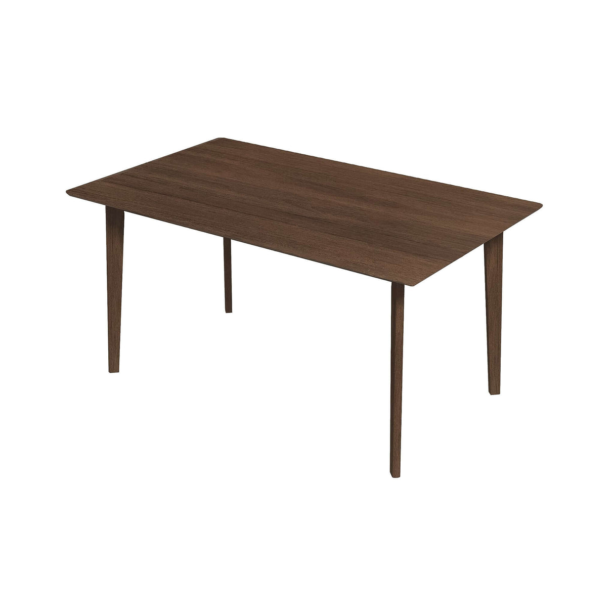 Carlos Solid Wood Dining Table Walnut / 47" from Midinmod - Luna Furniture