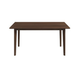 Carlos Solid Wood Dining Table Walnut / 63" from Midinmod - Luna Furniture