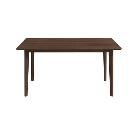 Carlos Solid Wood Dining Table Walnut / 63" from Midinmod - Luna Furniture
