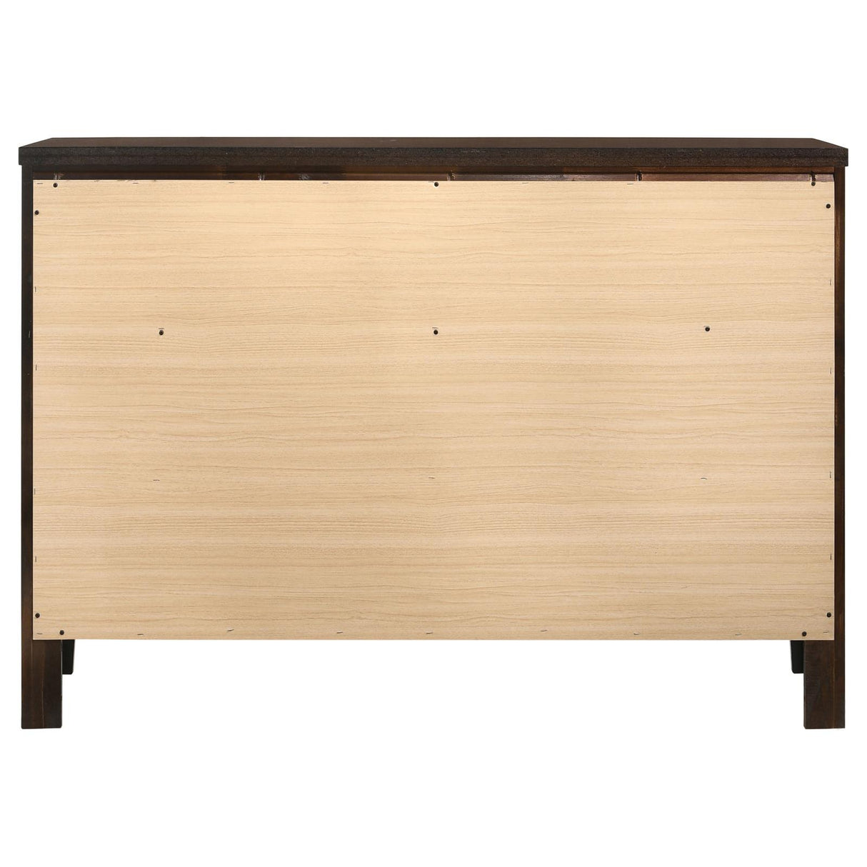 Carlton Cappuccino 6-Drawer Rectangular Dresser from Coaster - Luna Furniture