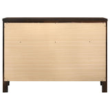 Carlton Cappuccino 6-Drawer Rectangular Dresser from Coaster - Luna Furniture