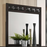 Carlton Cappuccino Upholstered Rectangular Mirror (Mirror Only) from Coaster - Luna Furniture