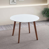 Carlton White Top Dining Table from Ashcroft Furniture - Luna Furniture