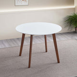 Carlton White Top Dining Table from Ashcroft Furniture - Luna Furniture