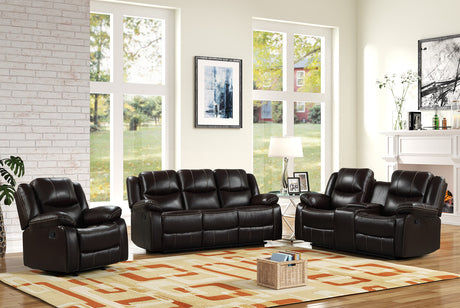 Carter Brown 3-Piece Reclining Living Room Set from Happy Homes - Luna Furniture